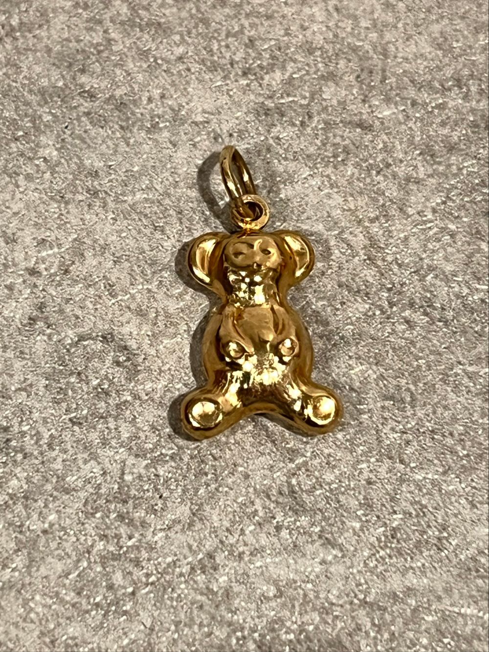 Gold Bear Charm