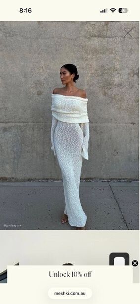 Meshki Marisol Boucle dress L