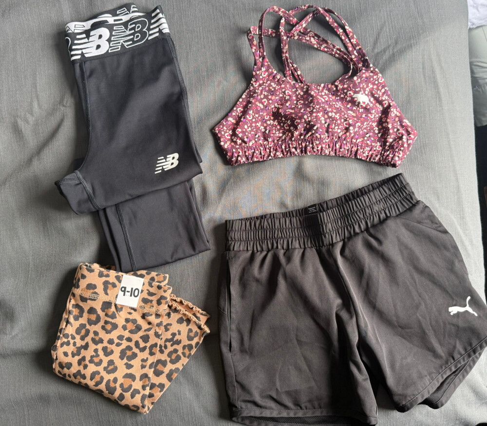 Girls Activewear Bundle - Sz 9-12 NB, Puma, Running Bare