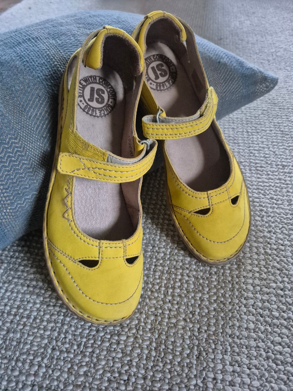 Canary Yellow Strappy Loafer