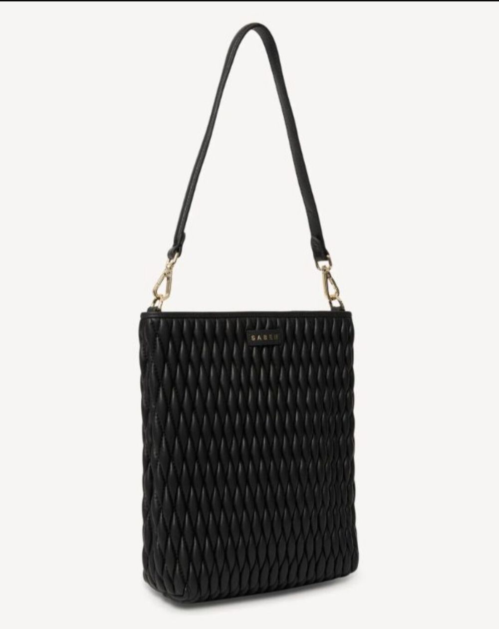 Saben Claudette Shoulder Bag-Diamond Quilt - RRP $489