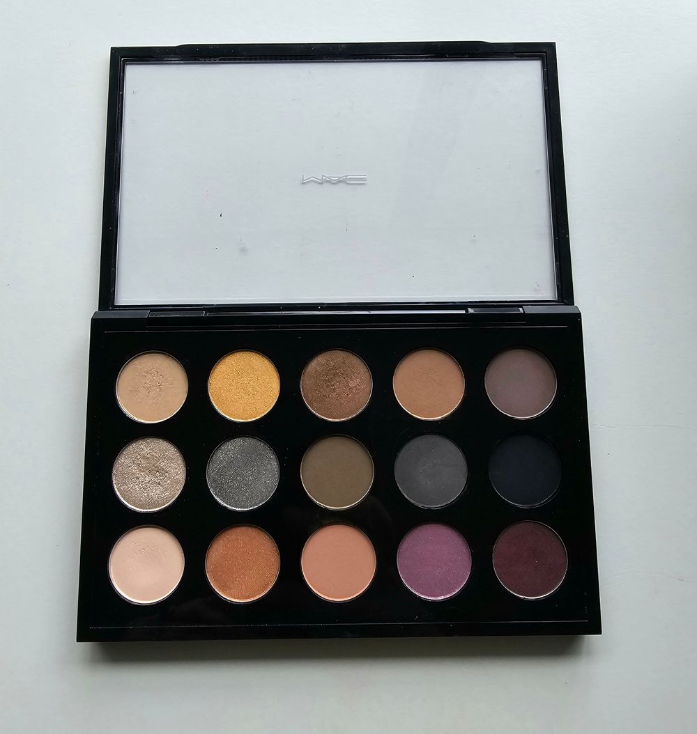 MAC 15 pan eyeshadow palette - mellow moderns