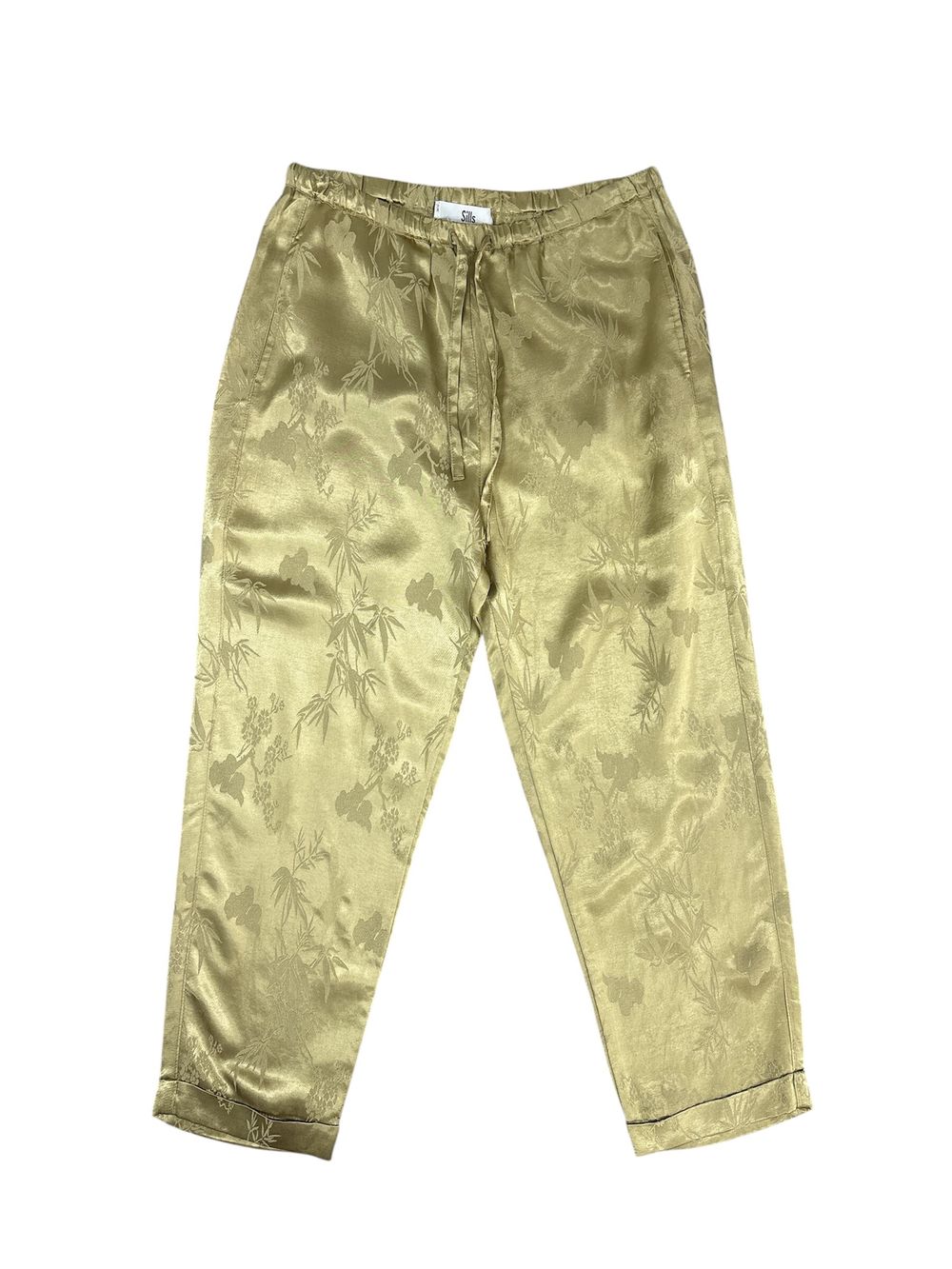 Sills Gold Patterned Pants