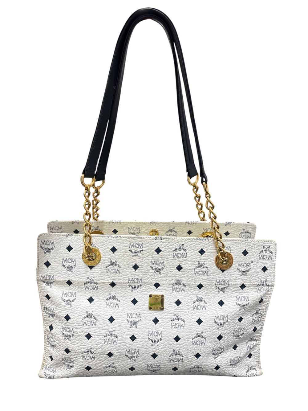 MCM White Handbag