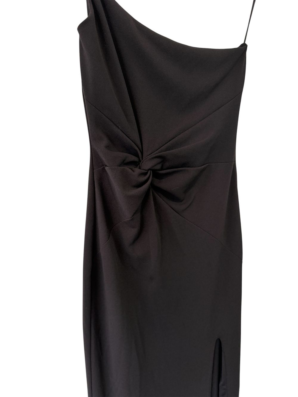 Black Midi Slip Dress