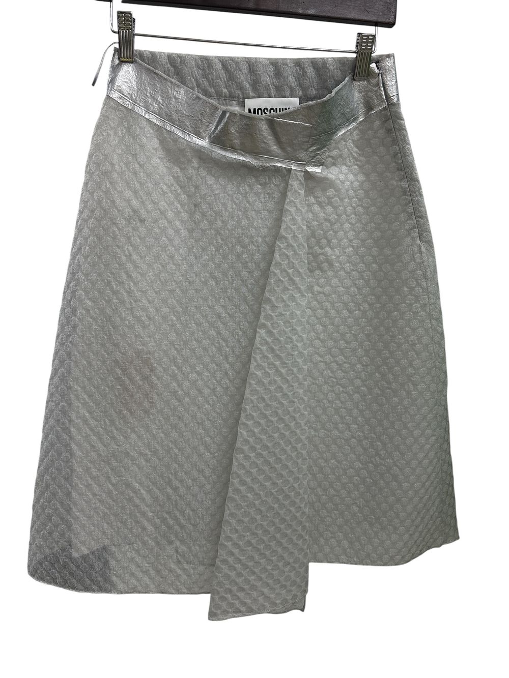 Moschino Silver  Skirt
