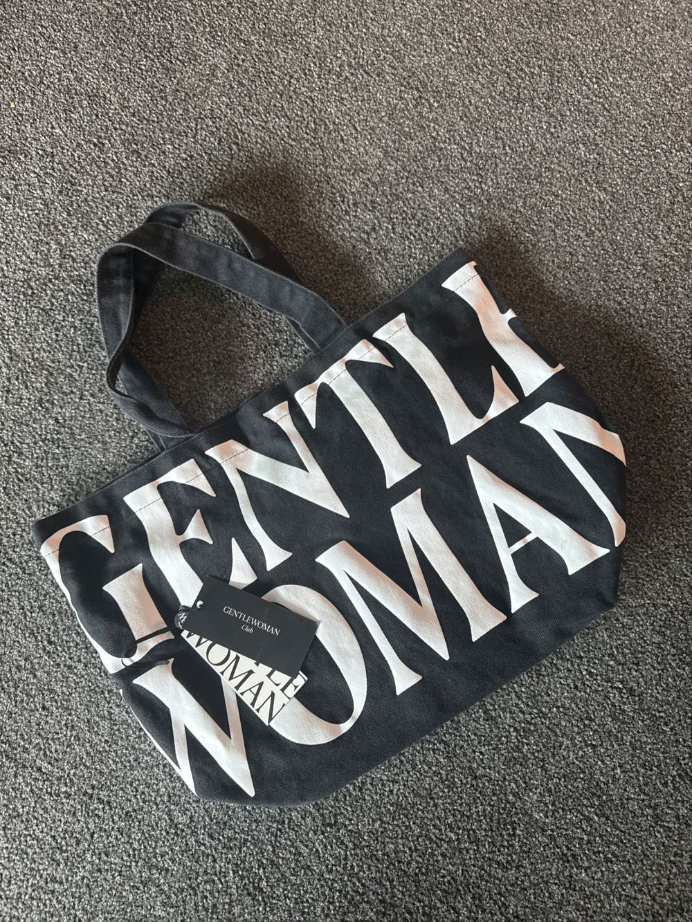 gentle woman tote bag