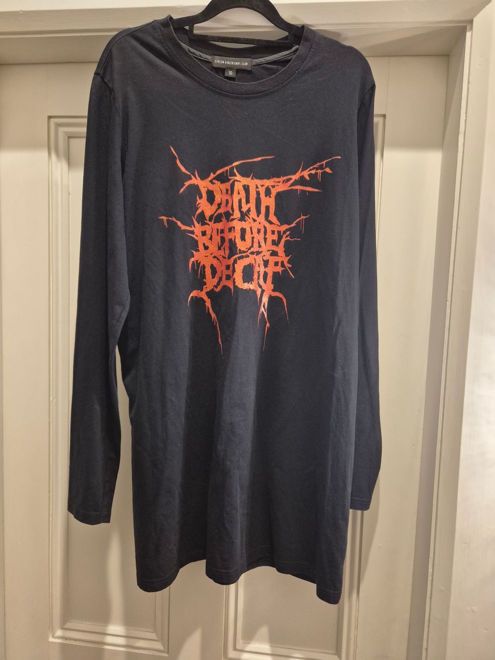 Stolen Girlfriends Club Black Long Sleeve Shirt Dress