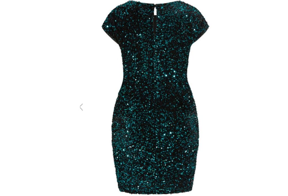 city chic emerald green dress City Lights Emerald Green Sequin Dress – Shop the Mint main image 1