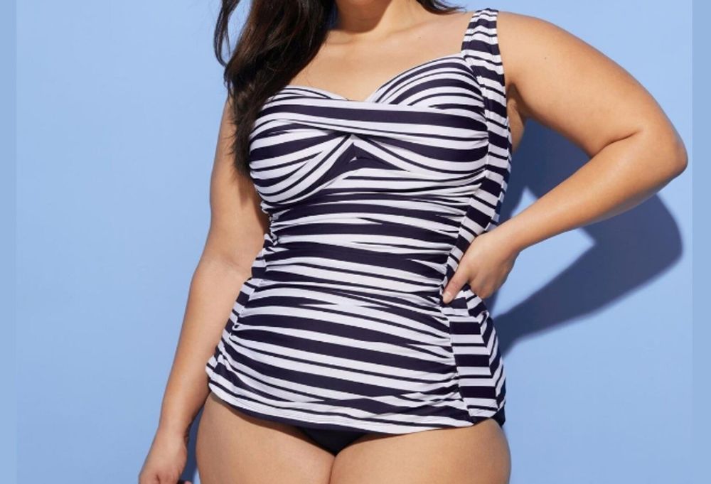 BNWT Autograph Navy Blue & White Swimsuit - Sizes 20, 22, 24, 28, 30