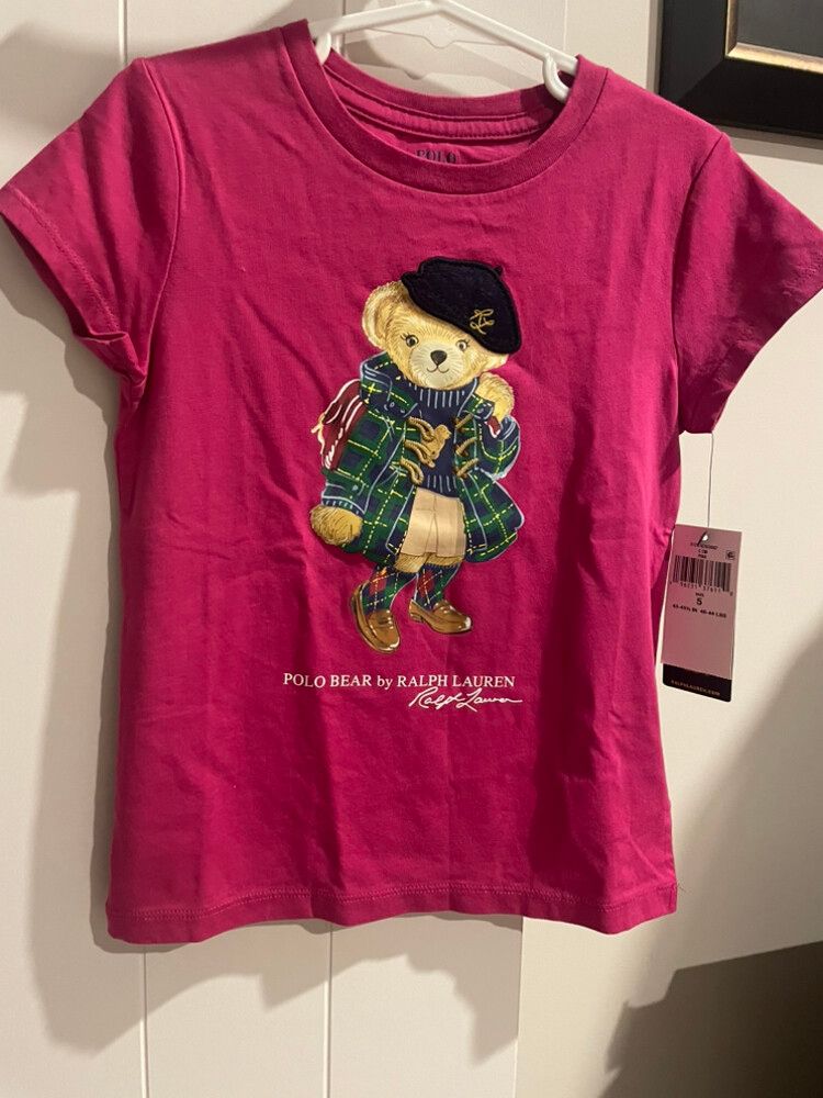 Ralph Lauren Polo Bear T-shirt Size 5