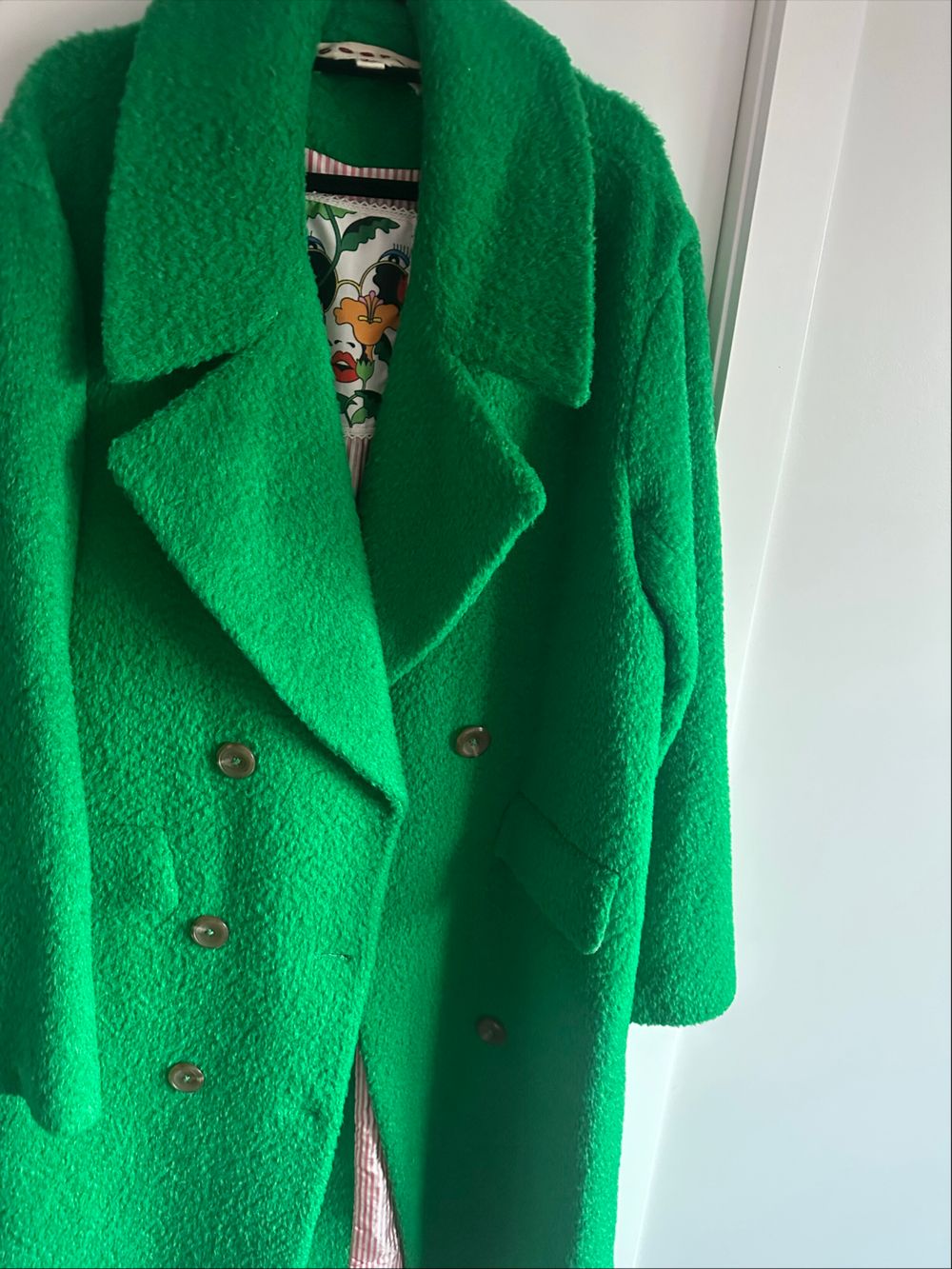Trelise Cooper Green Shaggy May Coat