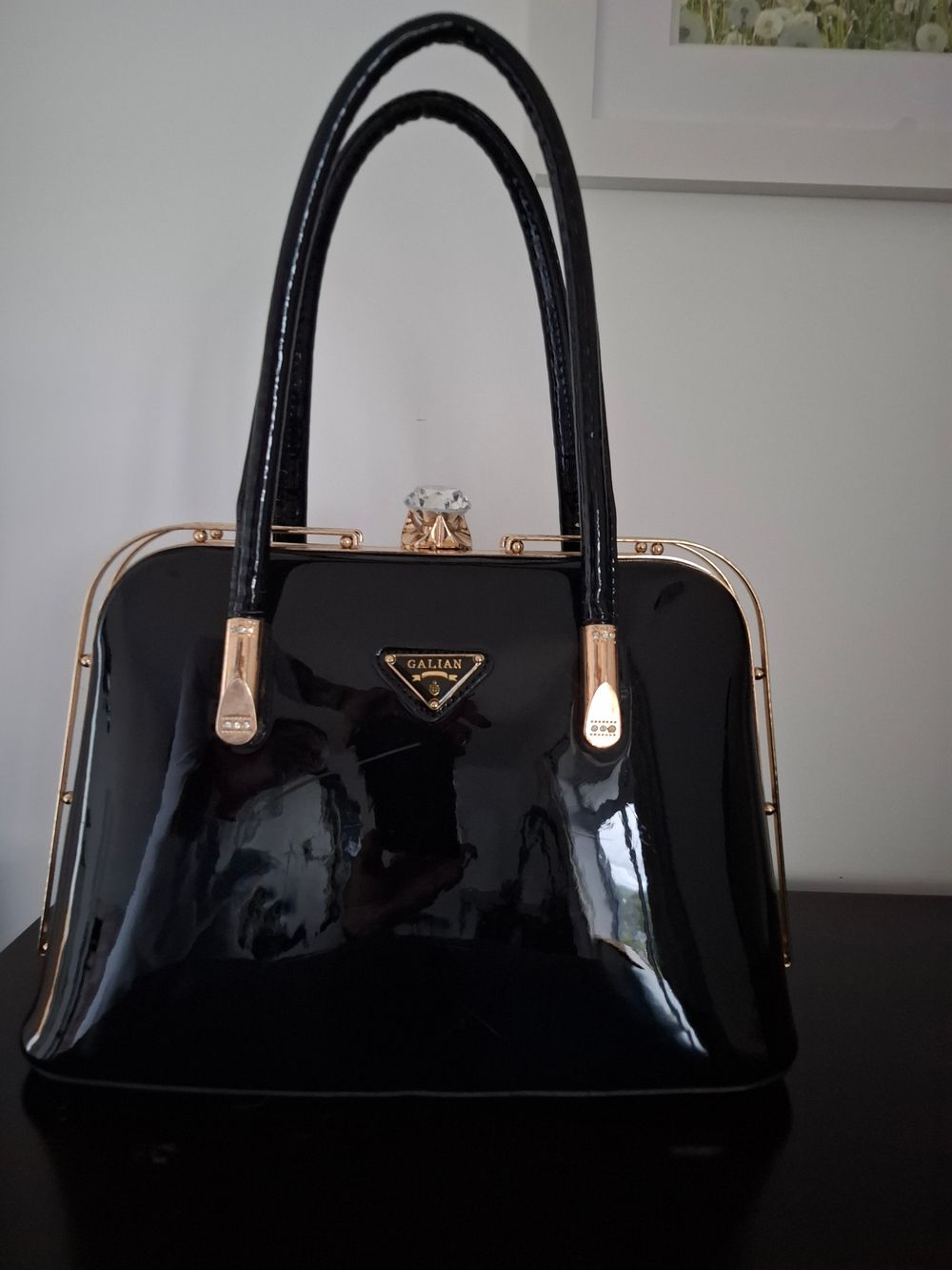 Black Patent handbag