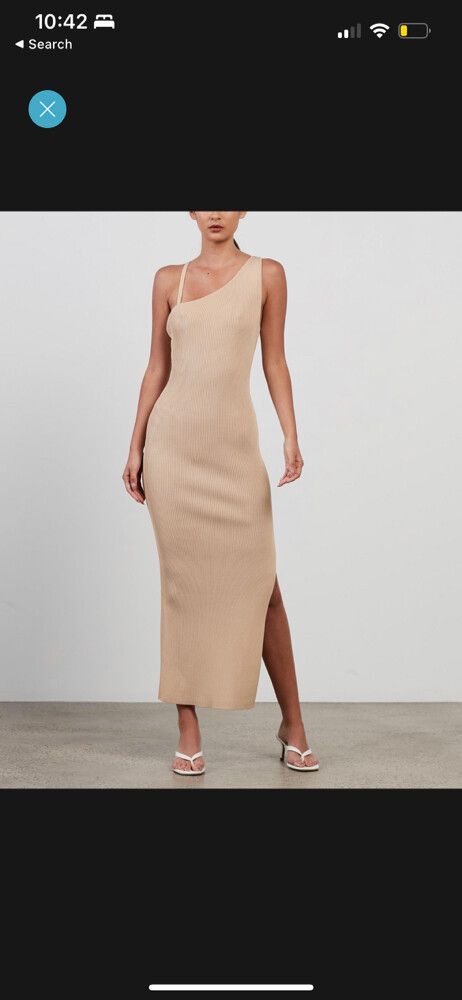 B&B Harper Knit Dress - Latte