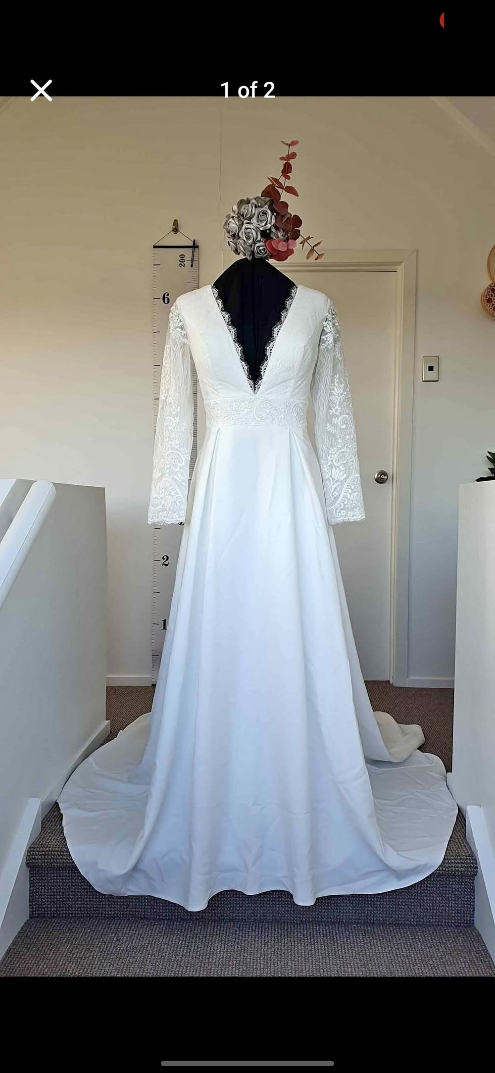 Lace wedding dress