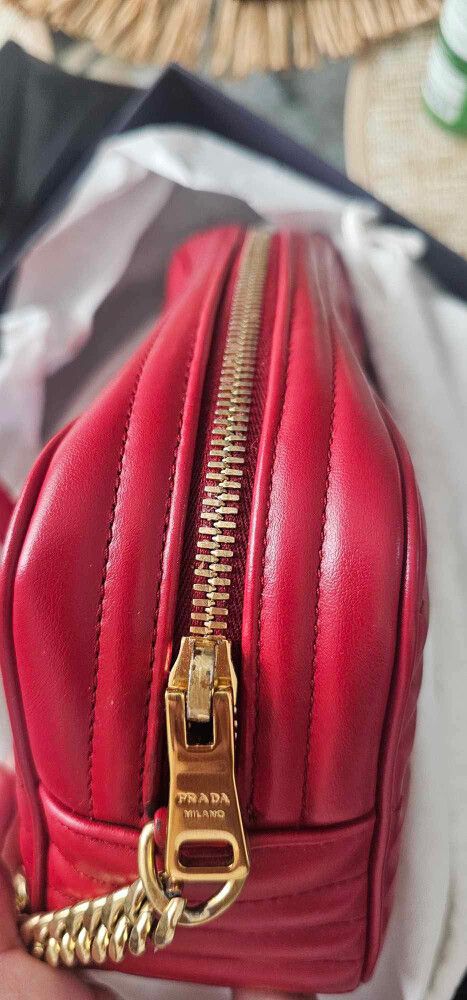 Prada Red Shoulder Bag