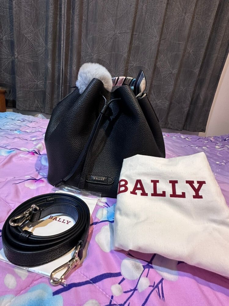 Bally Black Bucket Bag