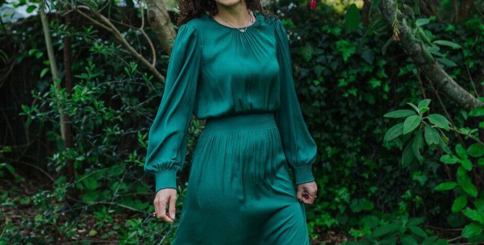 witchery green dress Details: Viscose flutter sleeve dress Find me: Witchery