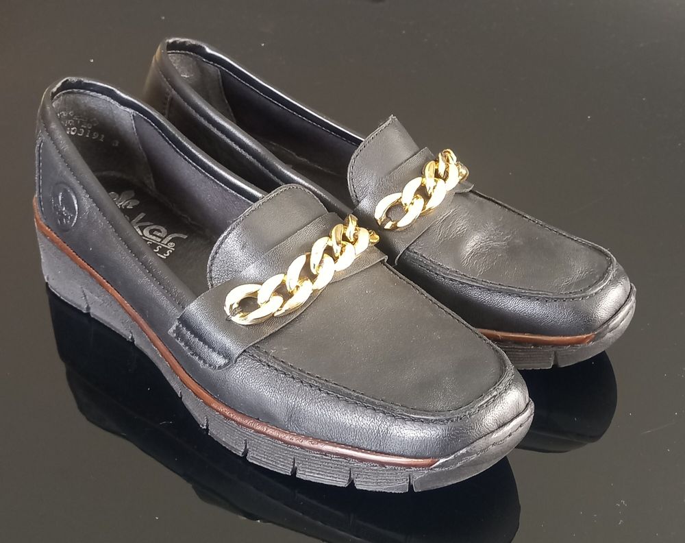 Rieker Antistress dark blue loafers
