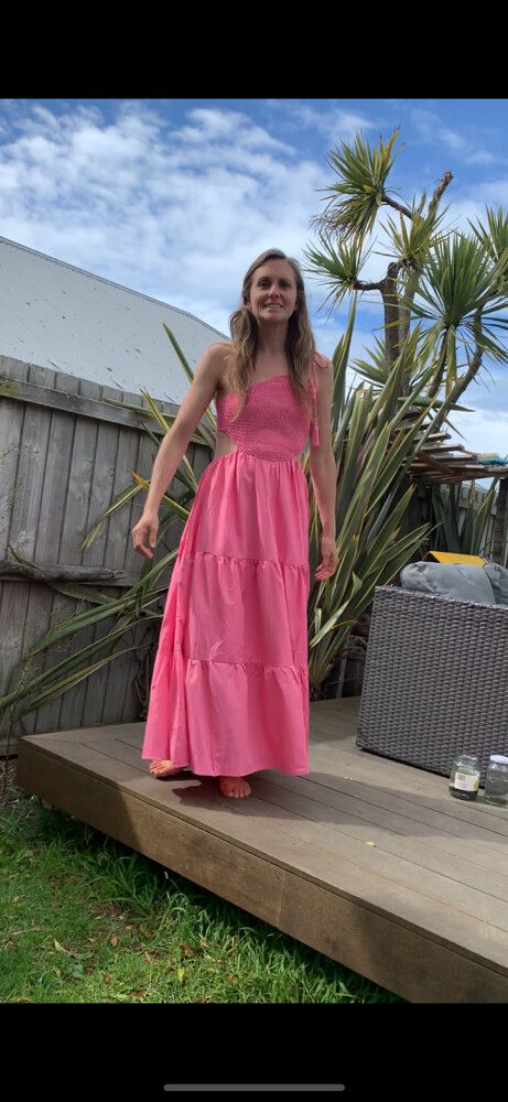 Mika & Gala Pink Maxi Dress