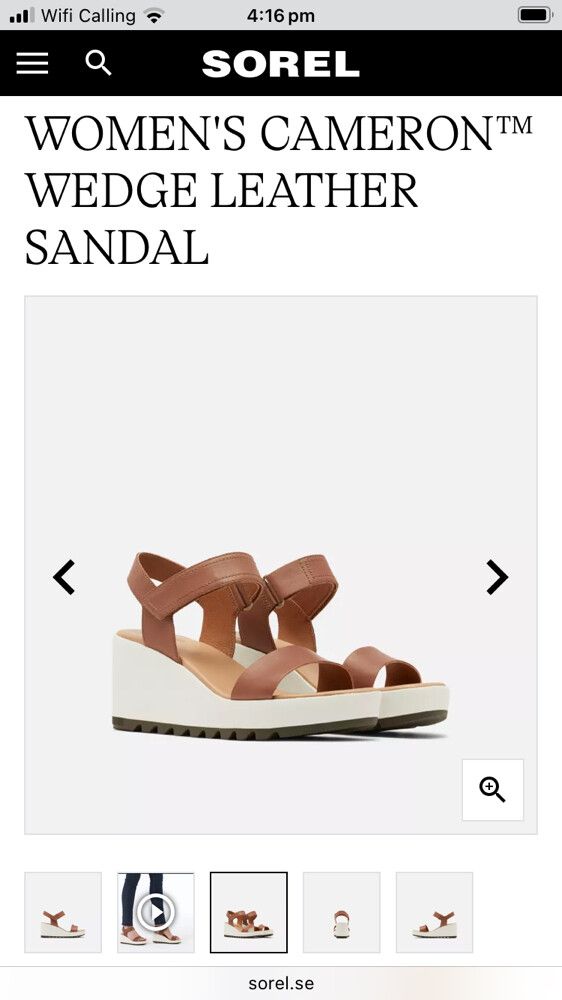 Sorel Cameron Wedge Sandal BNWB