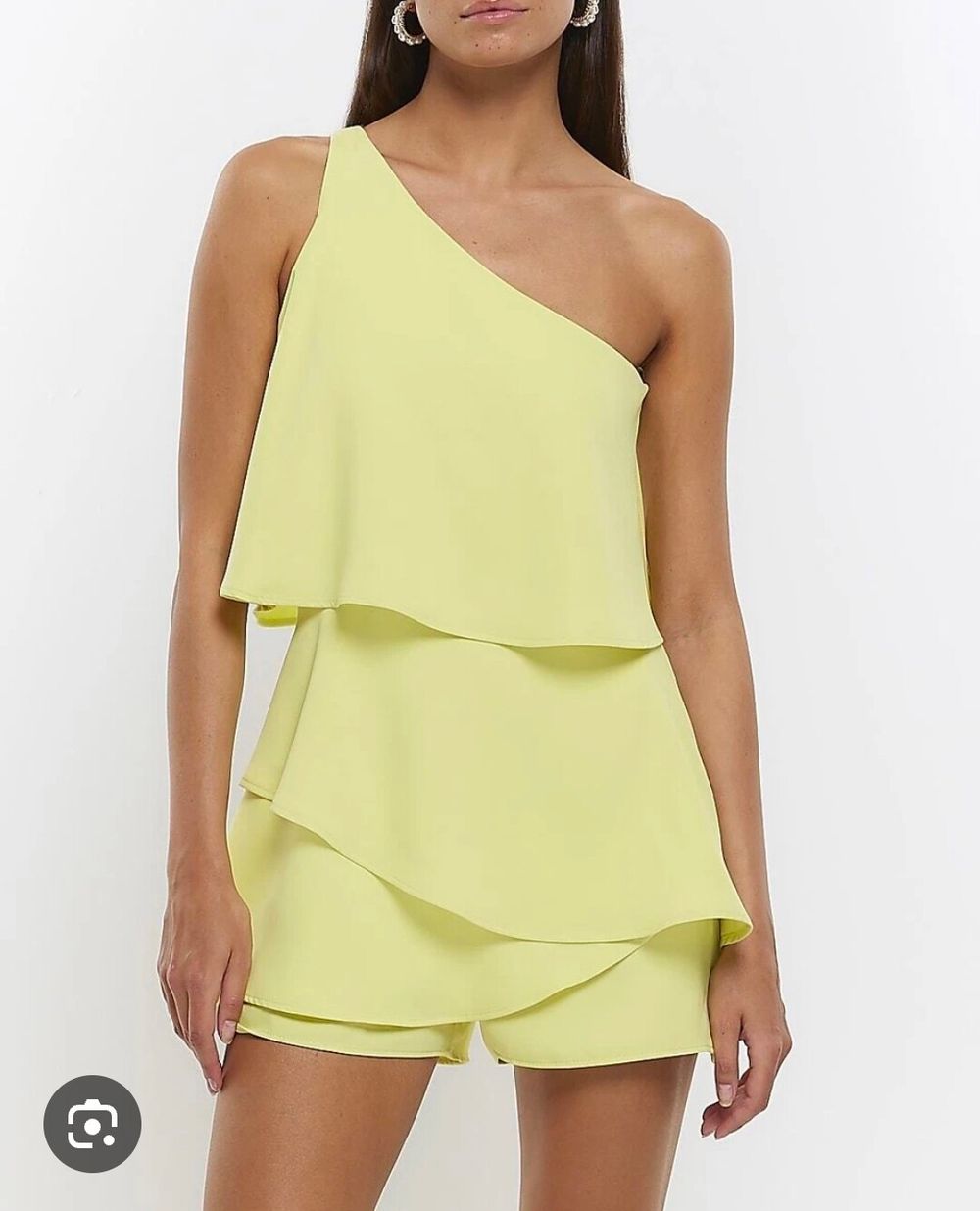 River Island Lime Playsuit