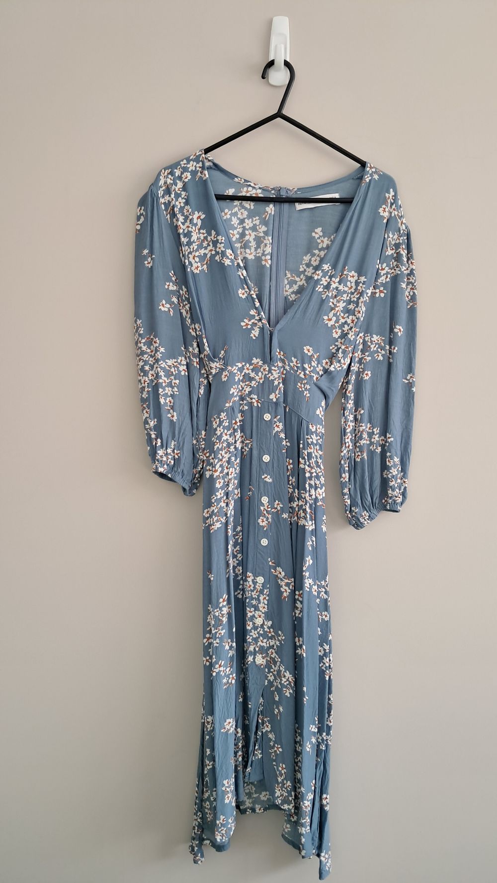 Faithfull The Brand Blue Floral Dress