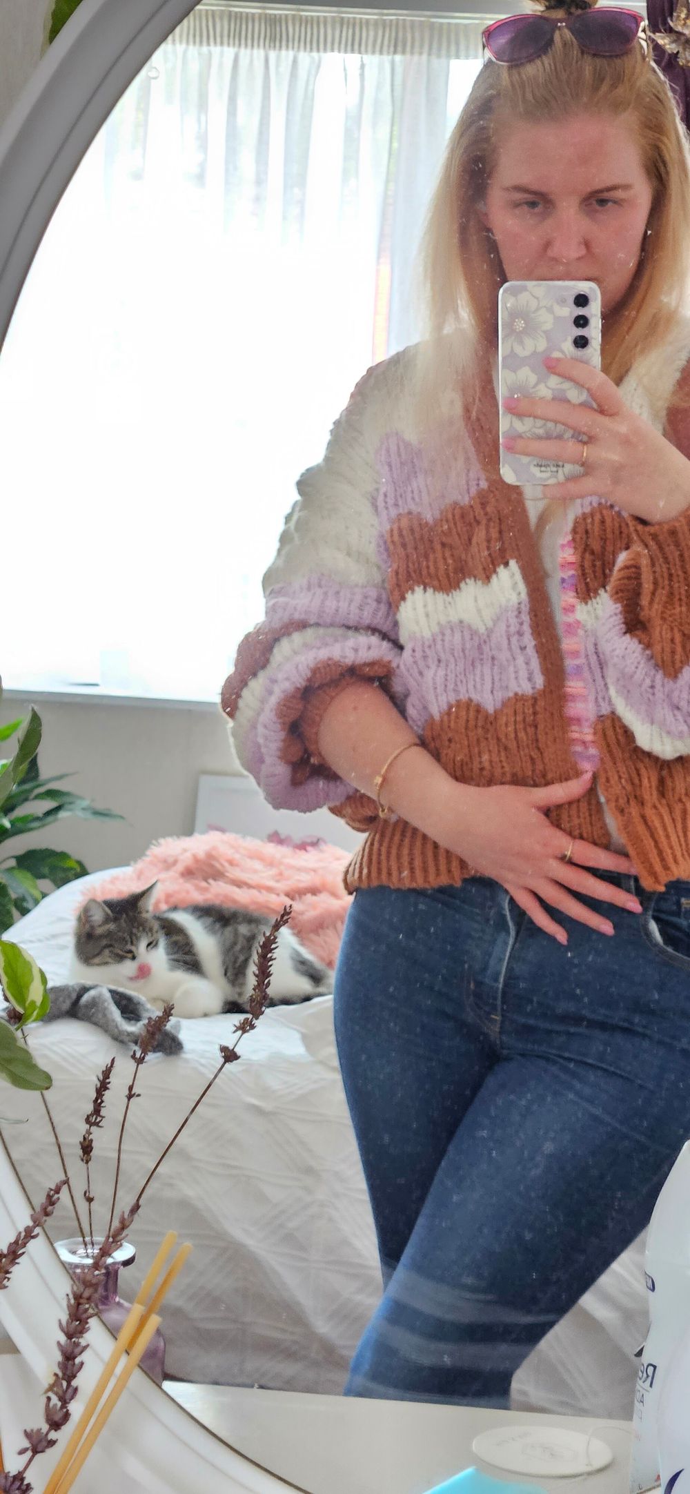 Knit cardigan
