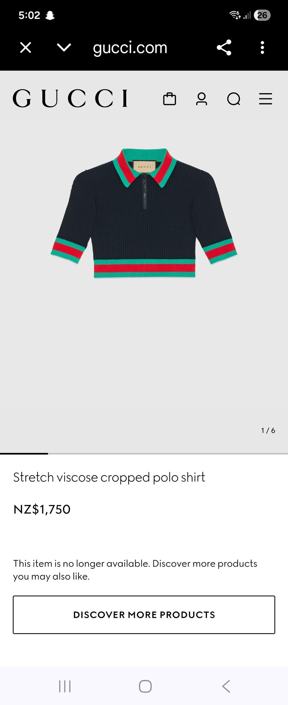 Gucci polo ribbed jumper