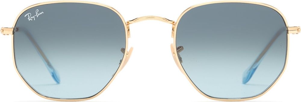 Ray-Ban Gold Hexagonal Sunglasses