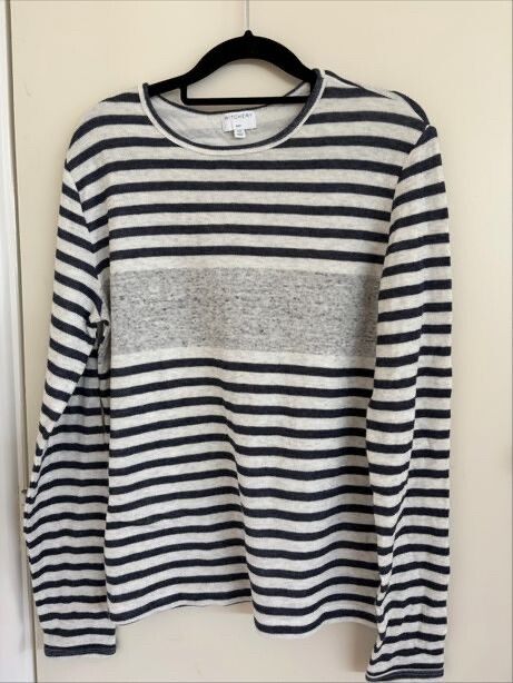 Witchery Navy and White Striped  Top/Jumper Boys size 14