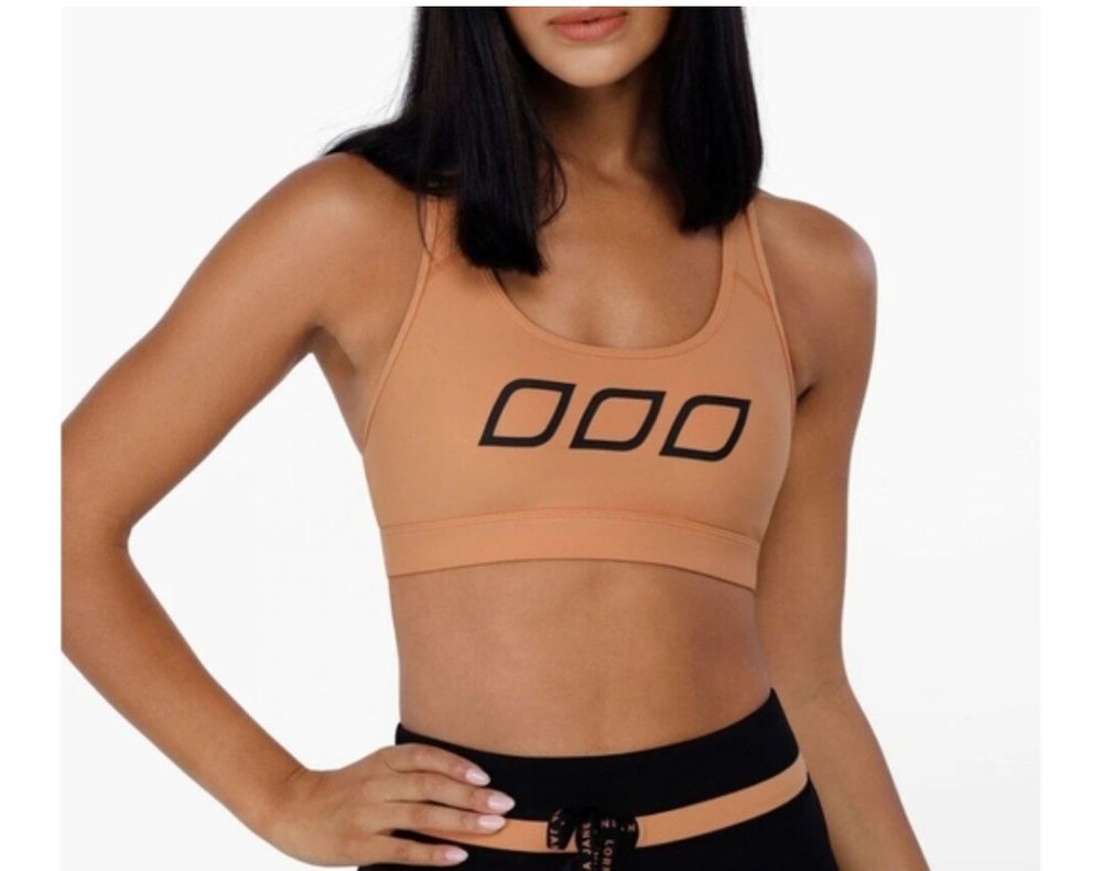 Lorna Jane Beige Racerback Sports Bra