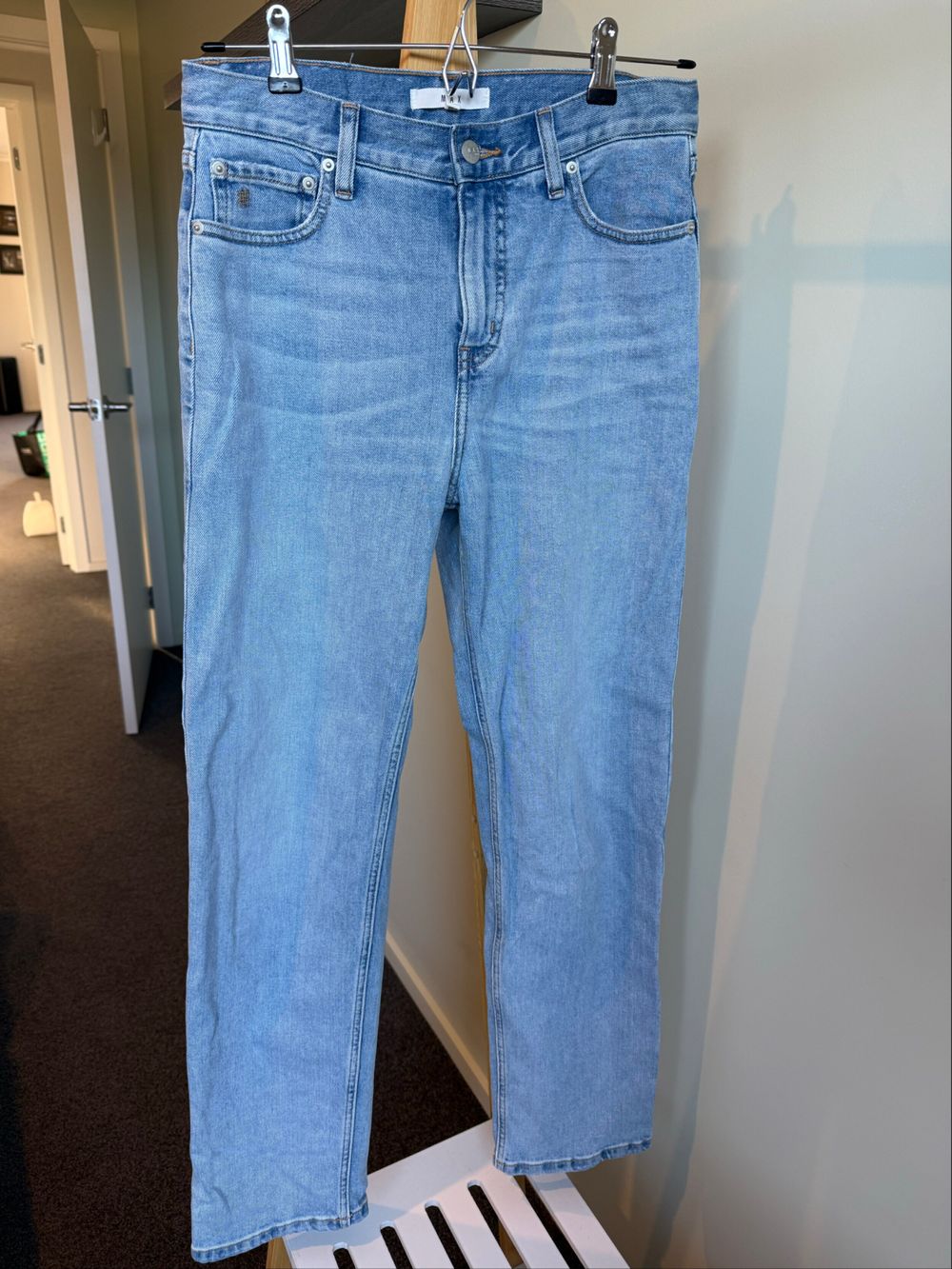 MAX Blue Straight Leg Jeans
