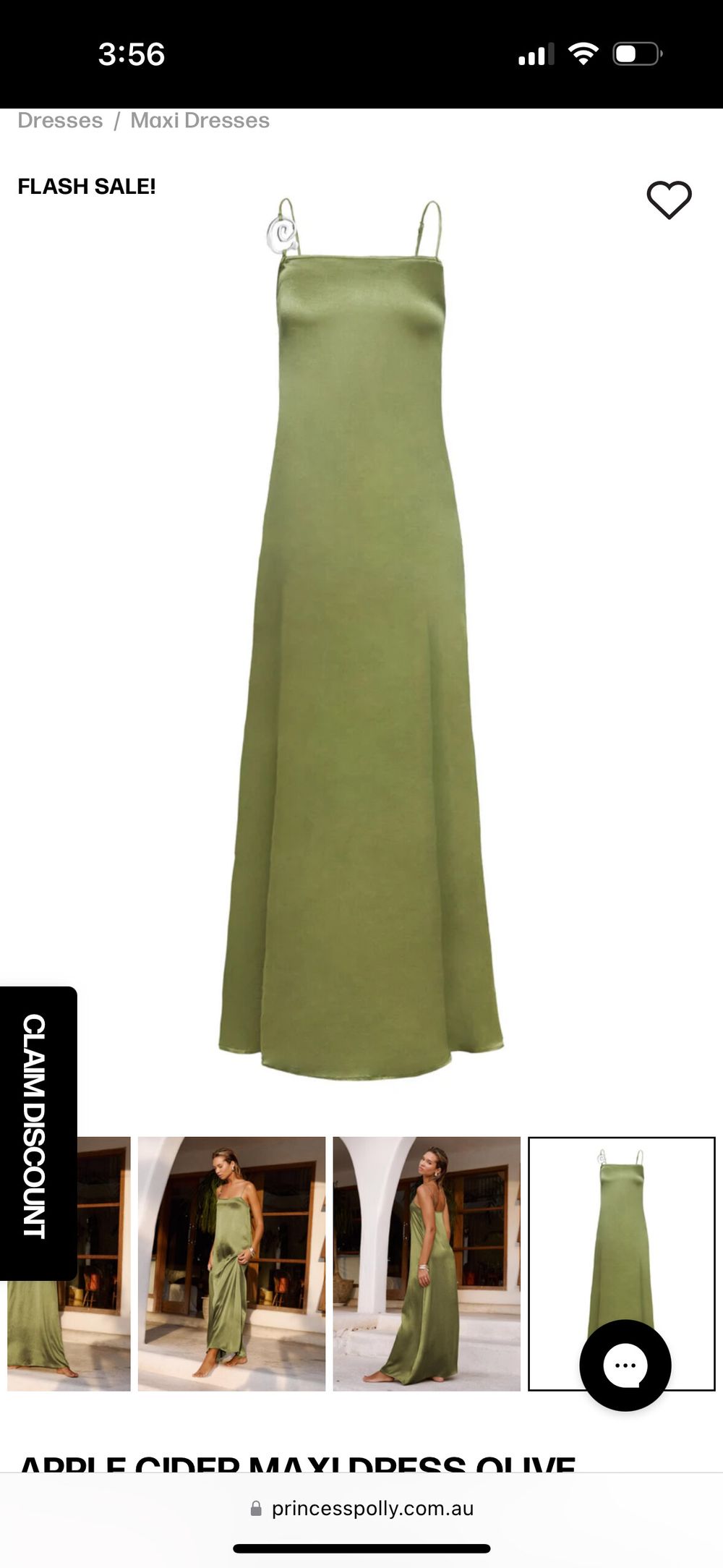 slim fit dress slacks Cider Dreams Mini Dress M / Olive main image 1