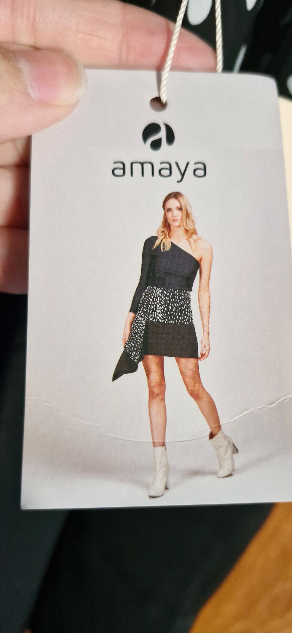 Amaya Black and White Skirt