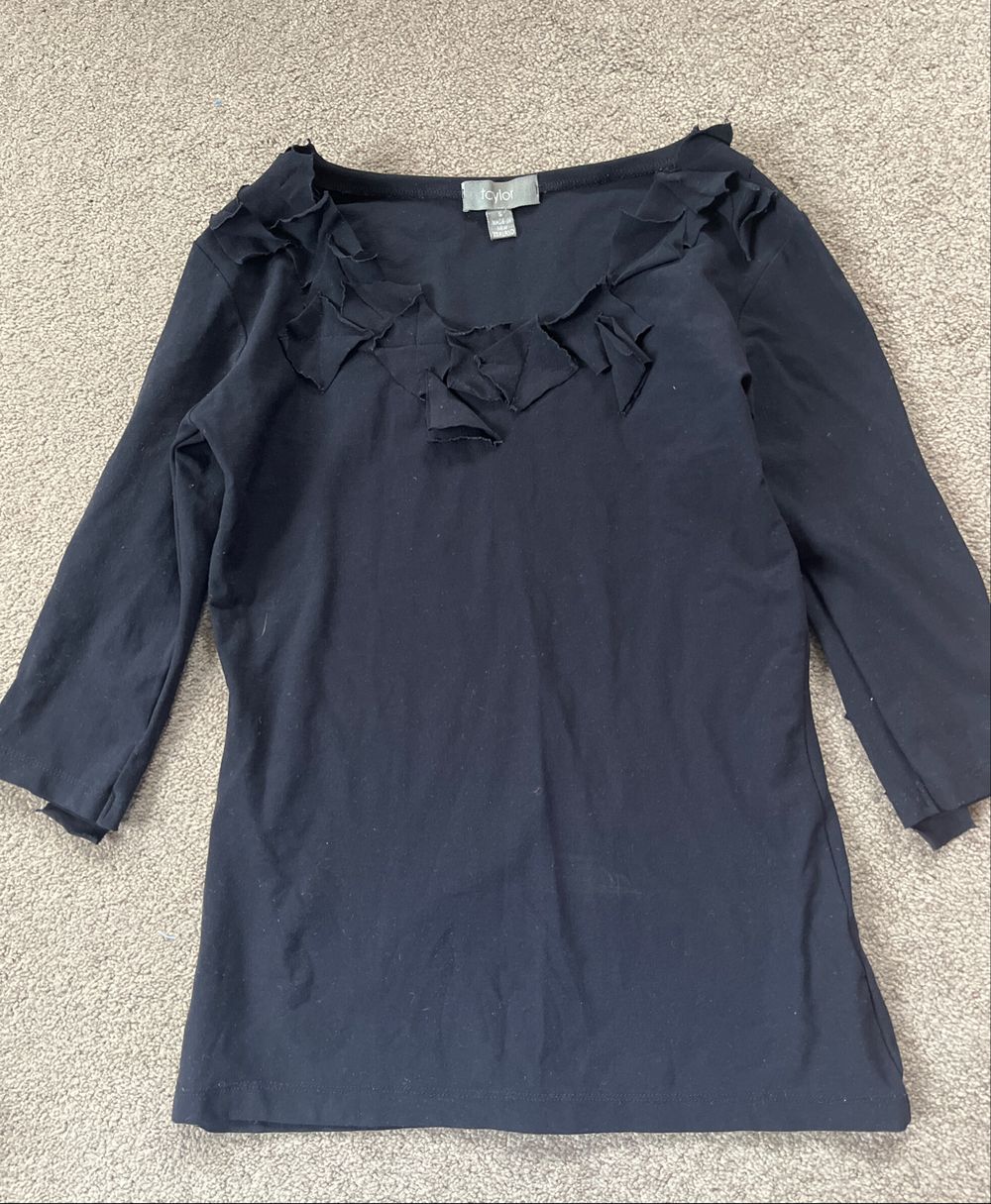 Black Taylor Top