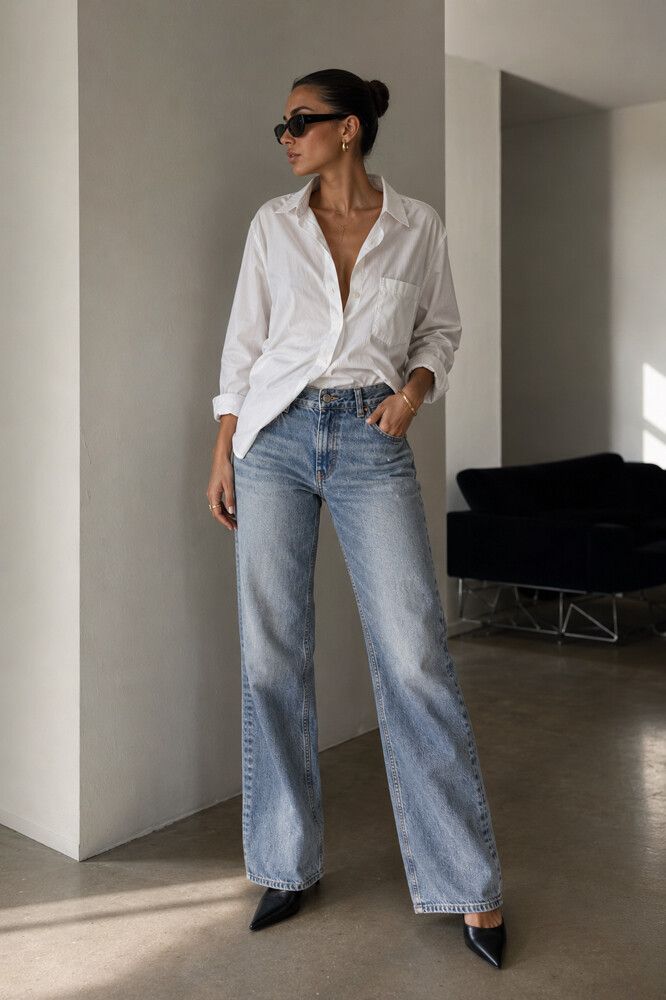 **ZARA Wide Leg Jeans – Size 40 (NZ 12)**
