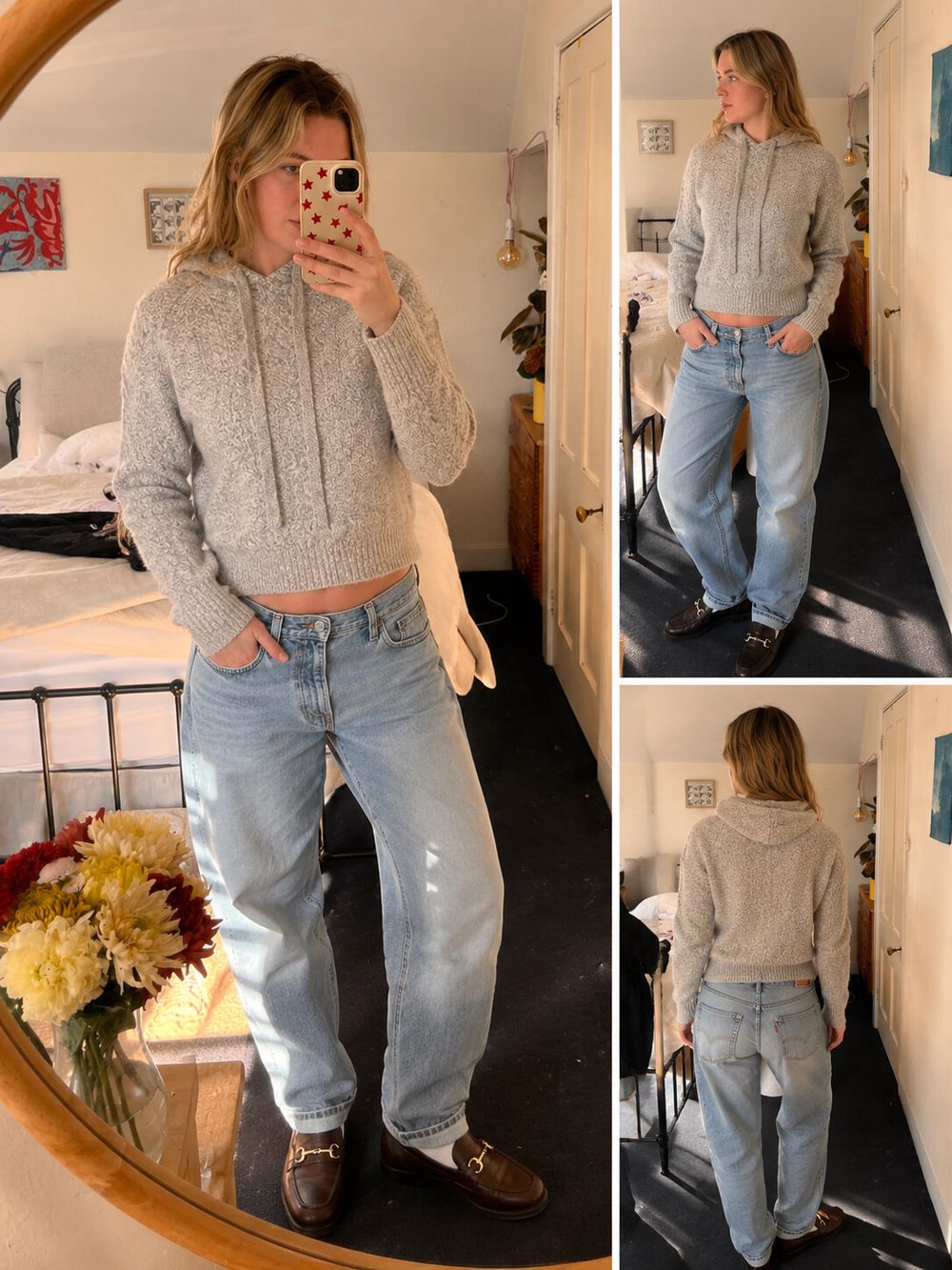 MAX Merino Wool Blend Knit Hoodie- 6-8/S
