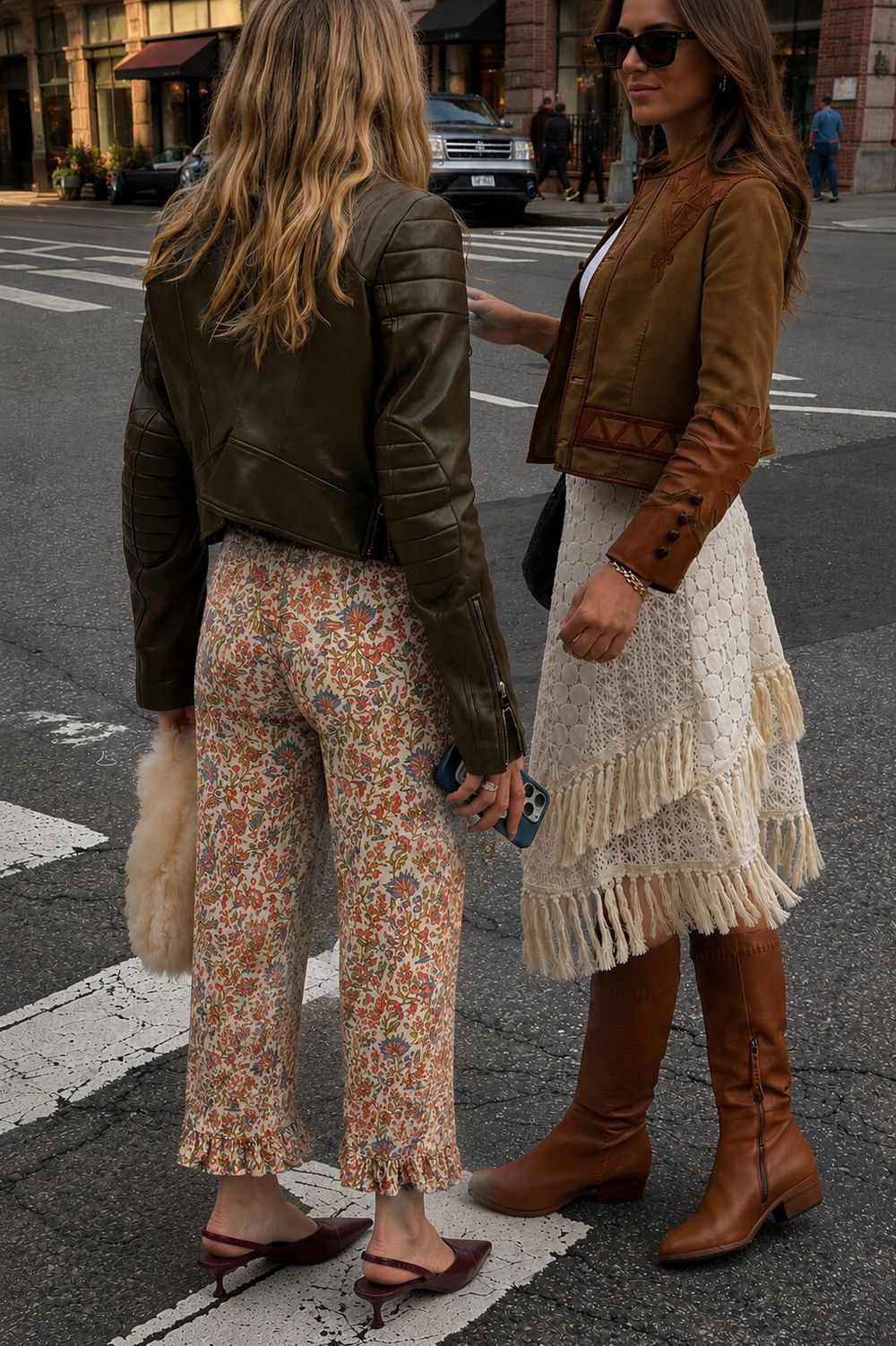 🌸🌿 Vintage Floral Cotton Pants 🌿 🌺
