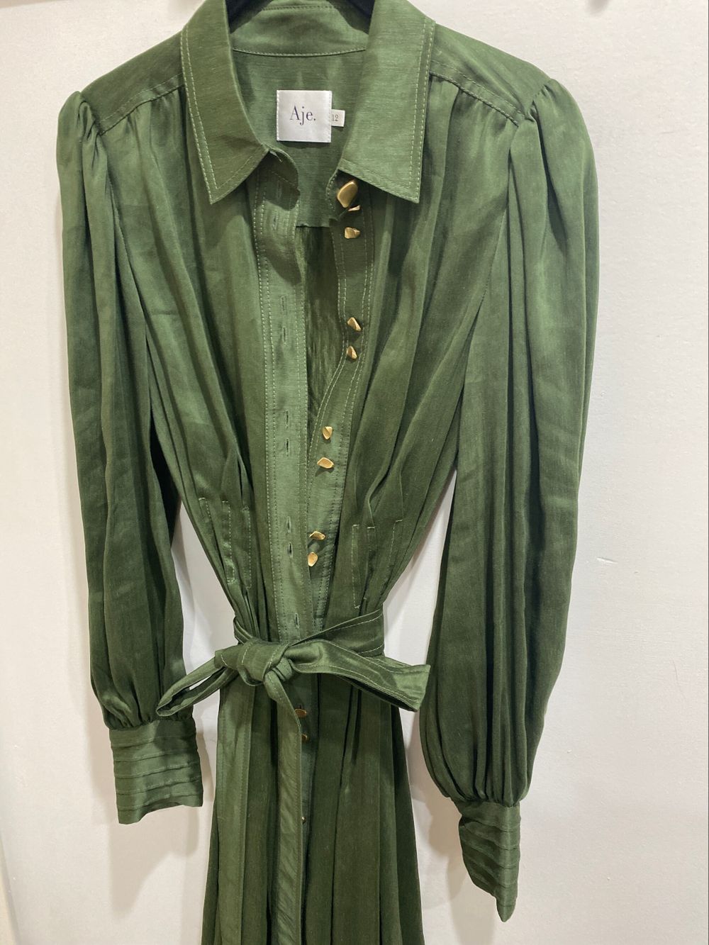 Aje - Oxidised Shirt Dress on Designer Wardrobe