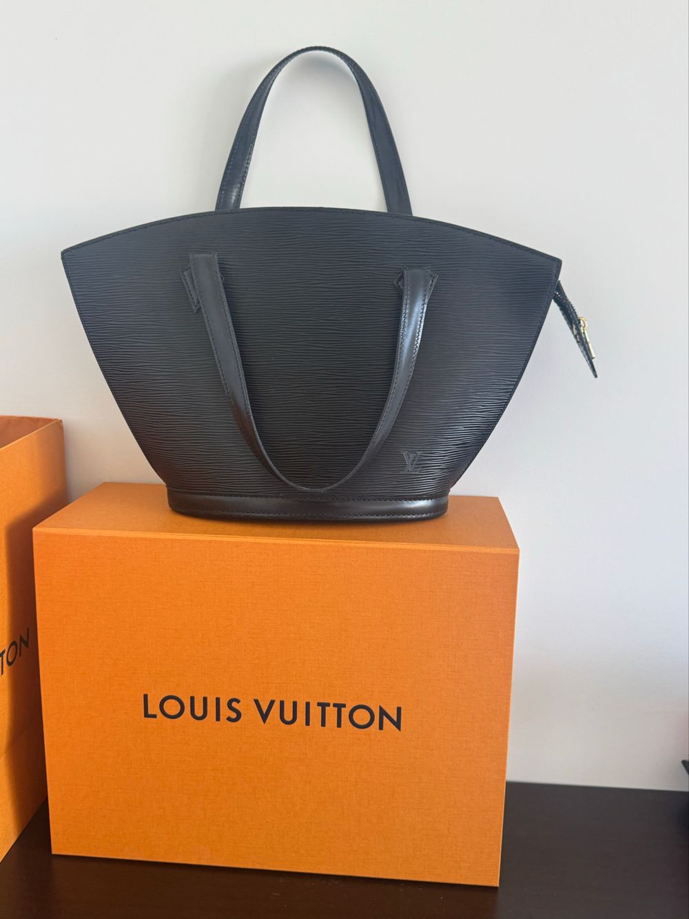Louis Vuitton Saint Jacques Epi Leather Tote – Black