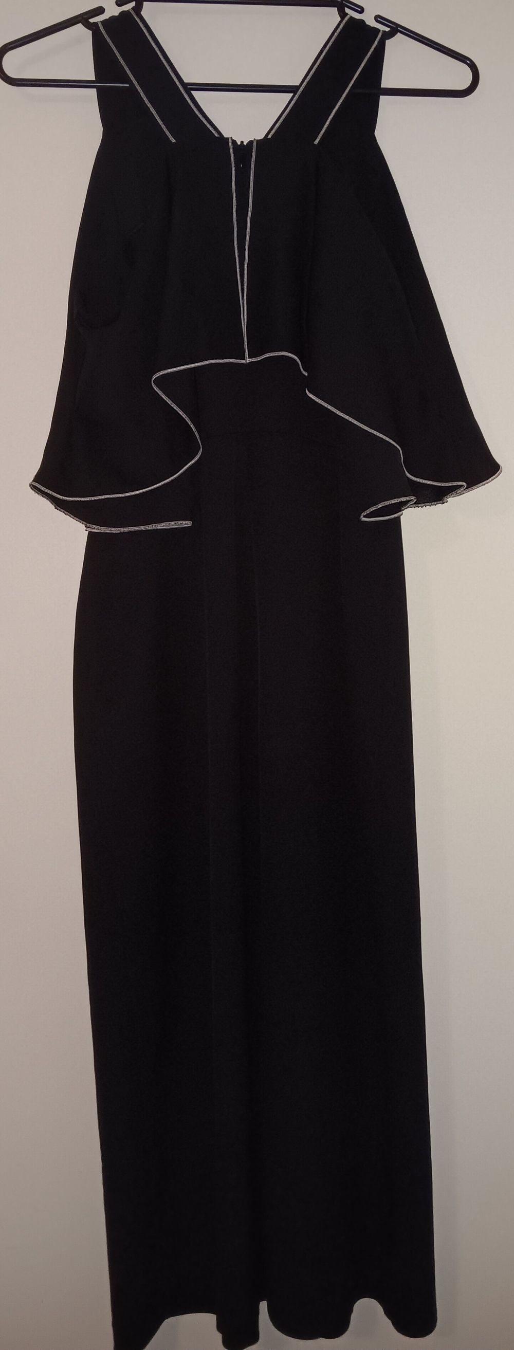 Veronika Maine Black Dress Size 10 Polyester Made in Australia
