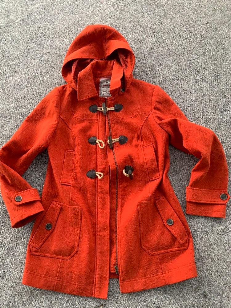 Mantaray Orange Hooded Coat