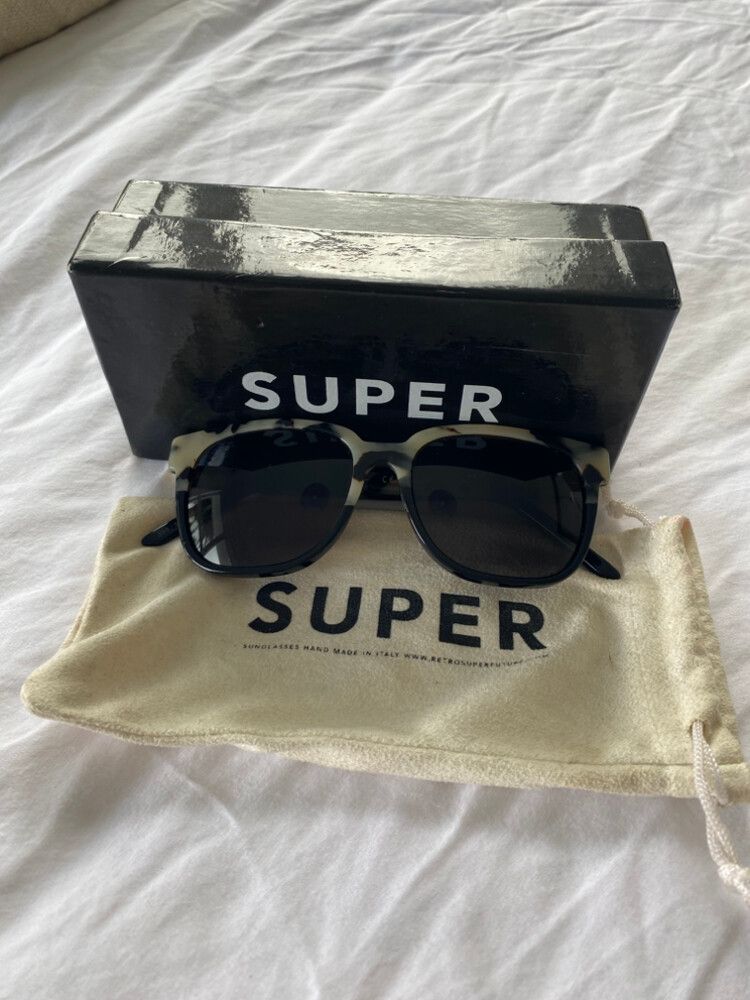 Retrosuperfuture Puma Black wayfarer Sunglasses