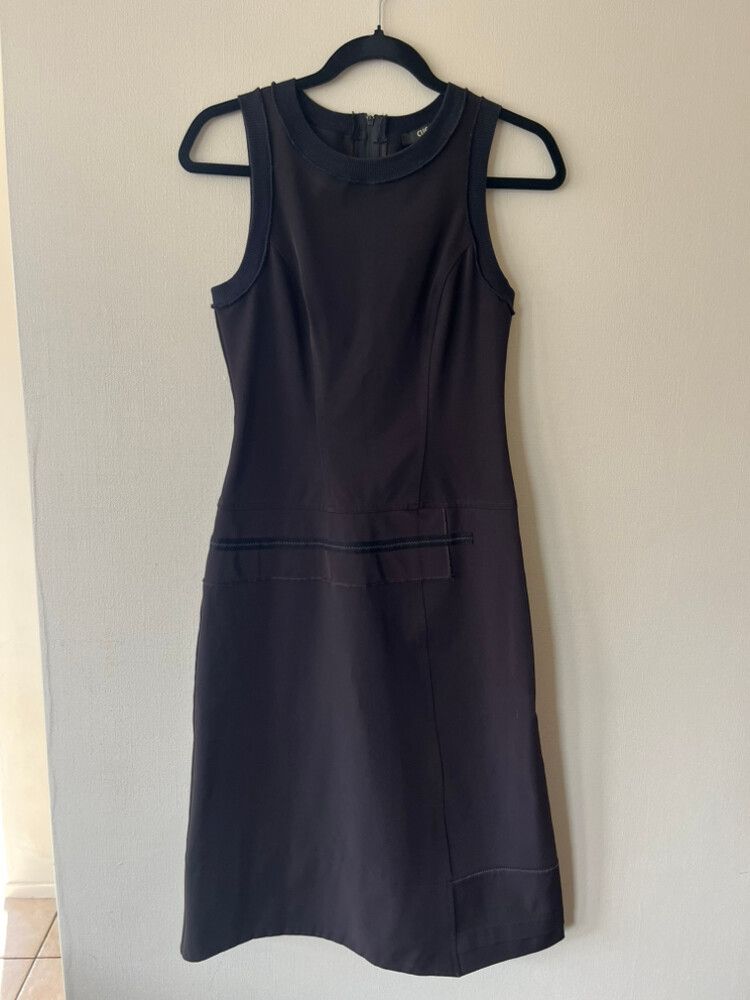 Cue Black Sleeveless Dress perfect for the office
