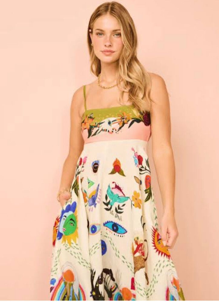 Alemais Evergreen midi dress
