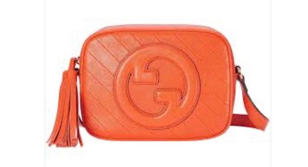 Gucci Blondie Small Shoulder Bag in Orange
