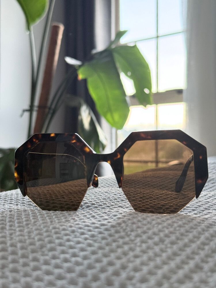 Age Eyewear Brown Tortoise Sunglasses