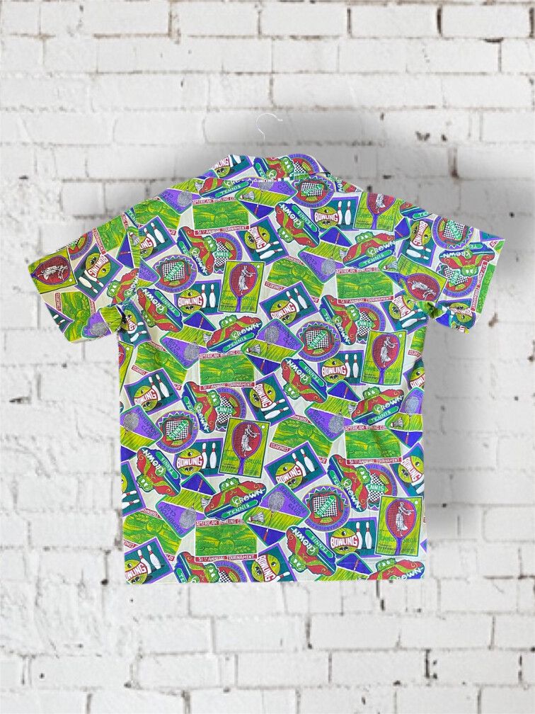 Freeboy Vintage Bowling Sports Shirt Size M/L