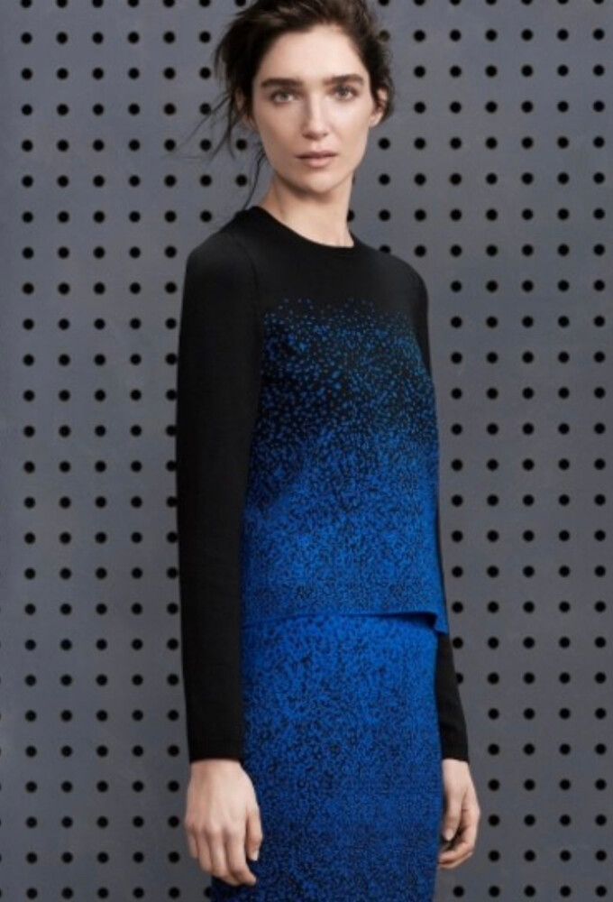 Dion Lee & Target Black and Blue Ombré Jumper M